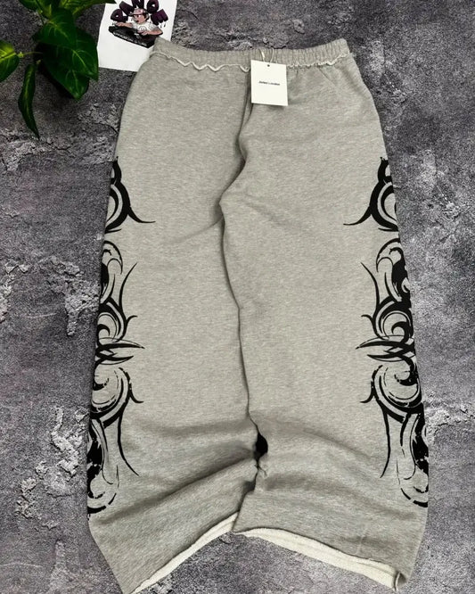 Harajuku Fashion Striped Sweatpants Men Women Loose Trend Pants Retro Casual Comfortable Durable Training Outdoor Running Pants