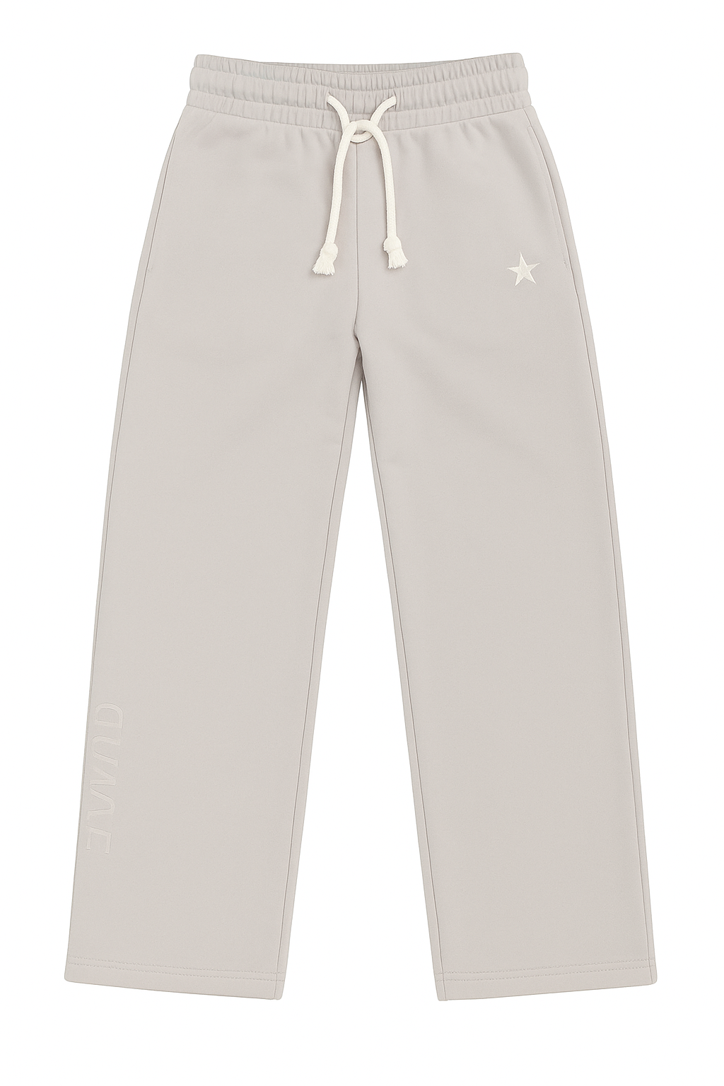 Harajuku Loose Double Waisted Sweatpants Y2K American Solid Color Letter Embroidery Casual Pants Hip Hop Drawstring Waist Jogger