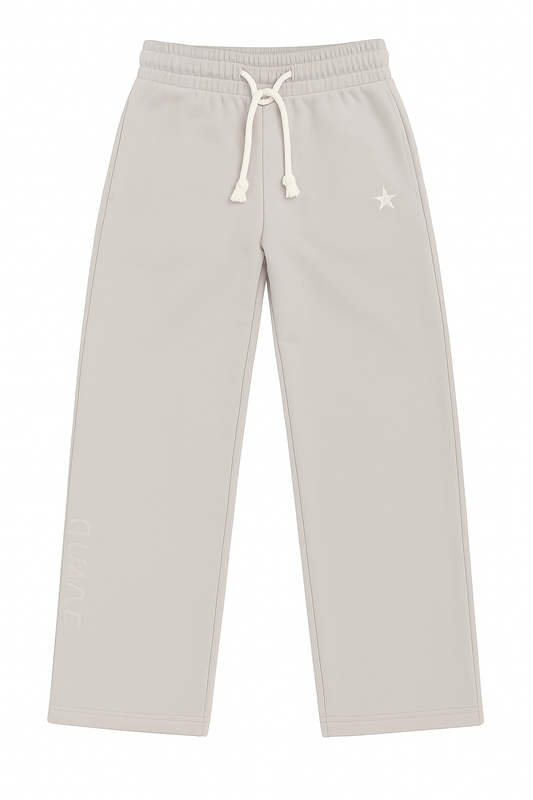 Harajuku Loose Double Waisted Sweatpants Y2K American Solid Color Letter Embroidery Casual Pants Hip Hop Drawstring Waist Jogger