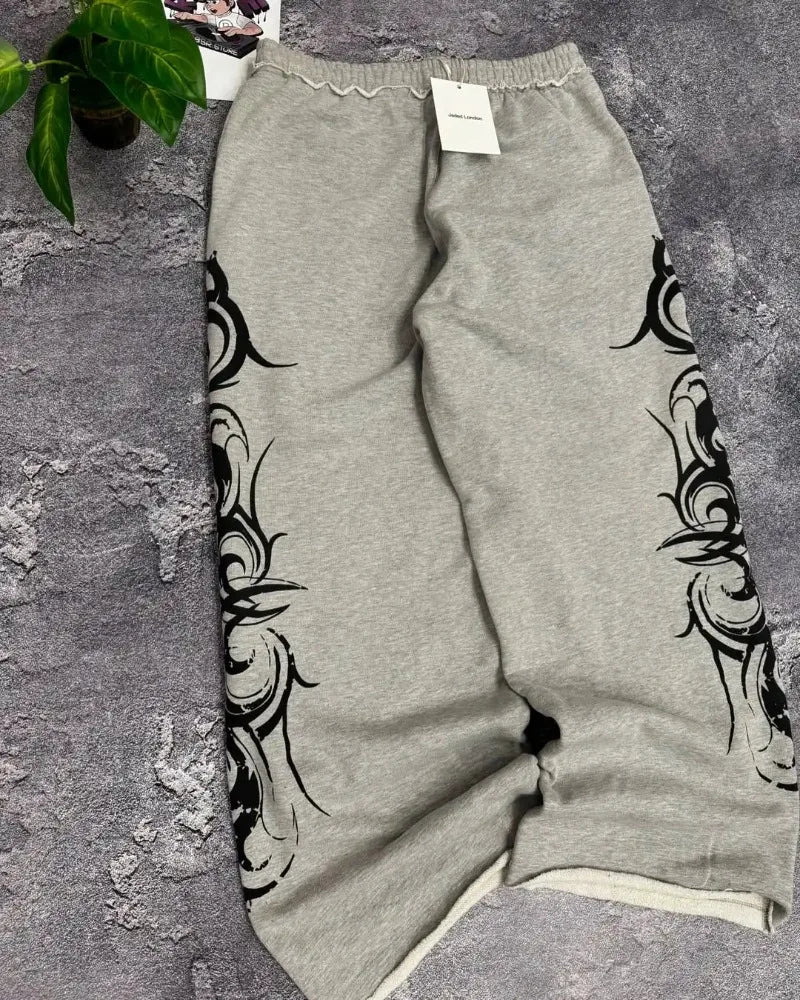 Harajuku Fashion Striped Sweatpants Men Women Loose Trend Pants Retro Casual Comfortable Durable Training Outdoor Running Pants