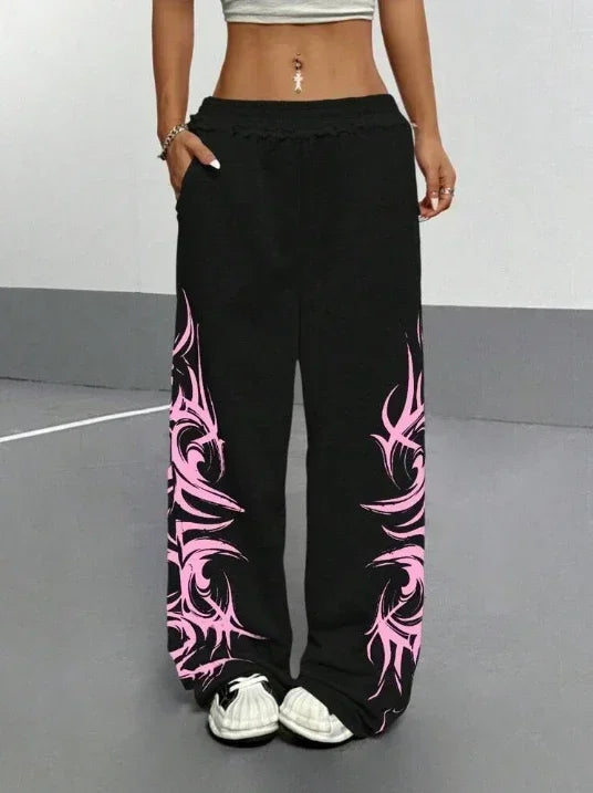 Harajuku Fashion Striped Sweatpants Men Women Loose Trend Pants Retro Casual Comfortable Durable Training Outdoor Running Pants